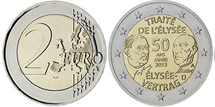 moneda Alemania 2 euro 2013