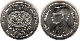 moneda Thailand 2 baht 1995