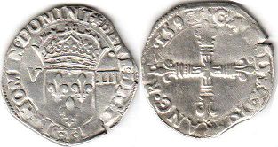 moneda Francia 1/8 ecu 159?