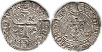 moneda Francia blanc 1436