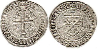 moneda Francia blanc 1461