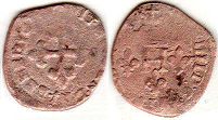 moneda Francia liard 1594