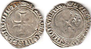 moneda Francia blanc 1475