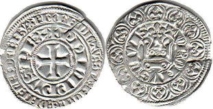 moneda Francia gros 1285-1290