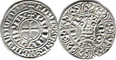 moneda Francia maille tierce 1306