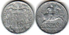 moneda España 5 céntimos 1941