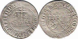 moneda Francia blanc 1422