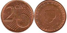 moneda Países Bajos 2 euro cent 2004