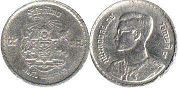 moneda Thailand 5 satang 1950