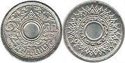 moneda Thailand 1 satang 1942