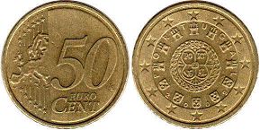 moneda Portugal 50 euro cent 2009