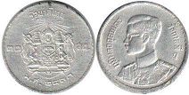 moneda Thailand 10 satang 1950