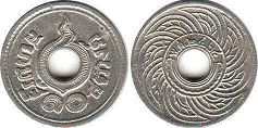 moneda Thailand Siam 10 satang 1927