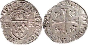 moneda Francia douzain 1576