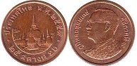 moneda Thailand 25 satang 2014