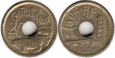 moneda España 25 pesetas 1995