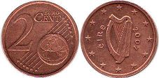 moneda Irlanda 2 euro cent 2007