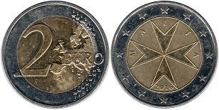moneda Malta 2 euro 2016