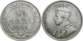 moneda Terranova 50 centavos 1911