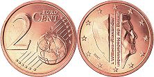moneda Países Bajos 2 euro cent 2017