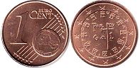 moneda Portugal 1 euro cent 2011