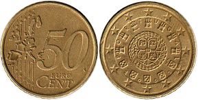 moneda Portugal 50 euro cent 2005