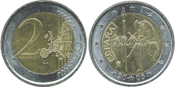 coin Spain 2 euro 2005