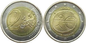 moneda España 2 euro 2009