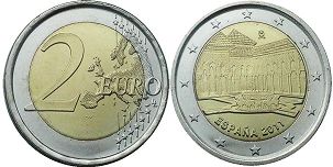 moneda España 2 euro 2011