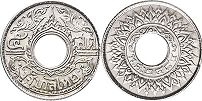 moneda Thailand 5 satang 1941