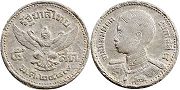 moneda Thailand 5 satang 1946
