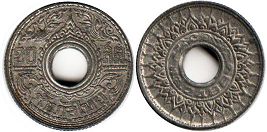 moneda Thailand 20 satang 1945