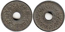 moneda Thailand 5 satang 1942