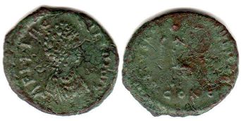 moneda Imperio Romano Aelia Flaccilla