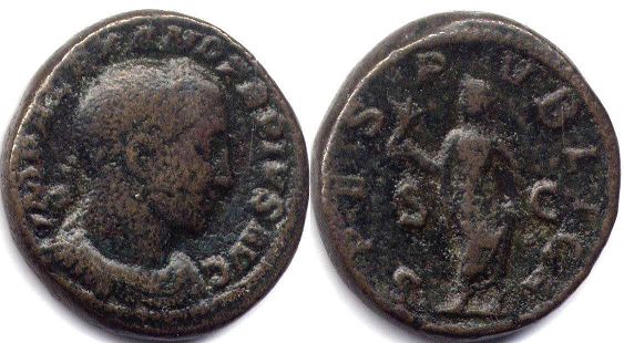 moneda Imperio Romano Severus Alexander as