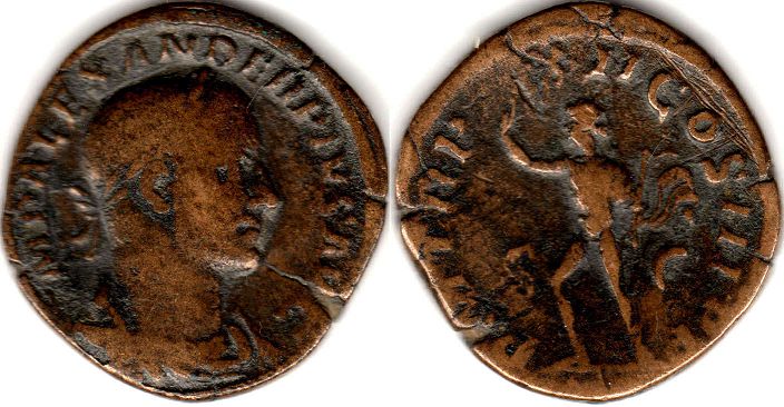 moneda Imperio Romano Severus Alexander Sestertius