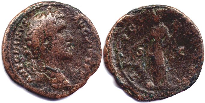 moneda Imperio Romano Antonino Pío As