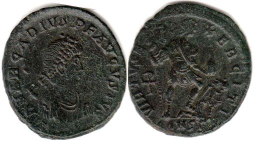 moneda Imperio Romano Arcadius