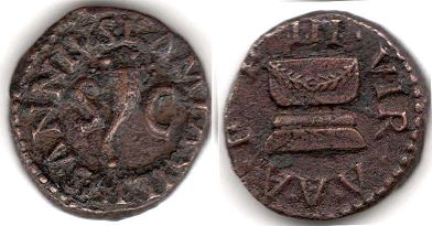 moneda Imperio Romano Augustus Quadrans