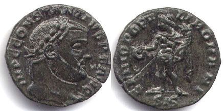 moneda Imperio Romano Constantius Chlorus
