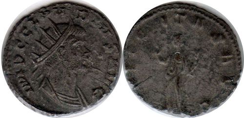 moneda Imperio Romano Claudius II Gothicus antoninianus