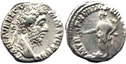 moneda Imperio Romano Commodus denario