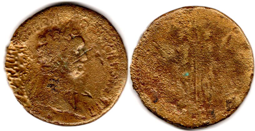 moneda Imperio Romano Domitianus Sestertius