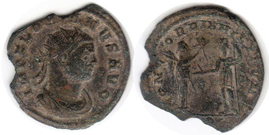 moneda Imperio Romano Florianus antoninianus