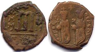 Byzantine Phocas follis