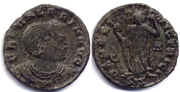 moneda Imperio Romano Galeria Valeria follis
