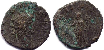 moneda Imperio Romano Gallienus antoninianus