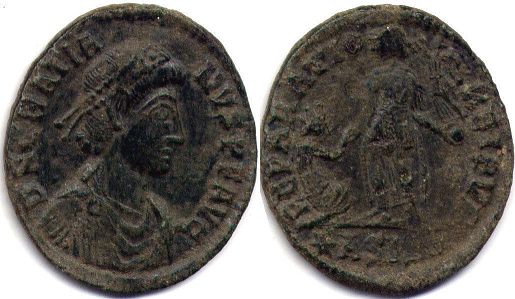 moneda Imperio Romano Gratian