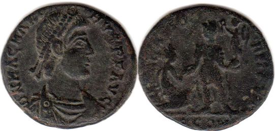 moneda Imperio Romano Magnus Maximus