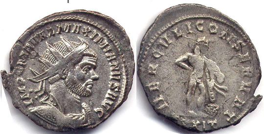 moneda Imperio Romano Maximian antoninianus